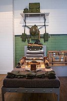 Exhibit of military history objects