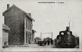 La gare de Noyers-Saint-Martin