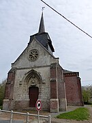 Vue générale de l'église Saint-Martin de Frettemolle.