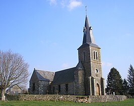 Kerk van Saint-Germain-de-Tallevende-la-Lande-Vaumont