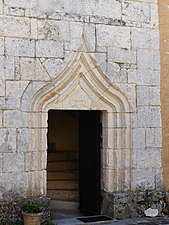 L'accès à la partie la plus ancienne du château.