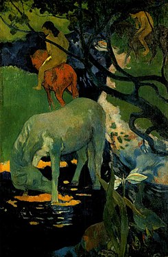 Le Cheval blanc, de Gauguin, 1898.