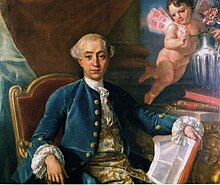 Giacomo Casanova, par Francesco Narici (1760)