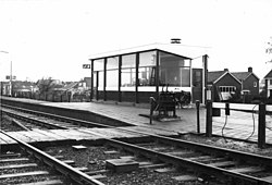 Het station in 1970