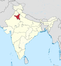 Haryana – Localizzazione