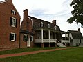 Haberdeventure, detail of main house and dependencies, from the north, 26 June 2011