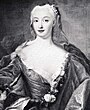 Hedwig Ulrike Taube von Odenkat, um 1740 (porträtiert von Lorenz Pasch dem Älteren)