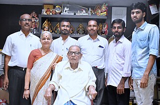 Karavali Wikimedians to home at Mangalore - at Amrutha Someshwara home