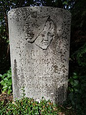 Karl Pistorius (1898–1966) Operettensänger. Grabstein, Friedhof Rehalp, Zürich