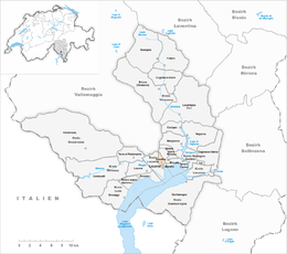 Orselina – Mappa