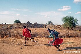 Escape (Kotido, Uganda, 2007) Photo taken on a Second creative trip to Africa