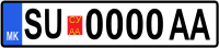 License plate of Struga.svg