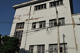 Algunos de los daños sufridos en el terremoto de 2010.