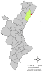 Torreblanca – Mappa