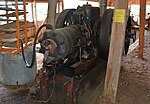 Målillamotor modell BRB, i sågverket i hembygdsparken