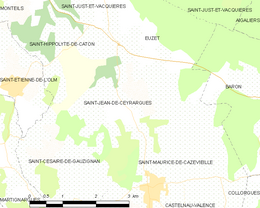 Saint-Jean-de-Ceyrargues - Localizazion