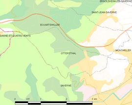Mapa obce Ottersthal
