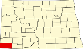 Localisation de Comté de BowmanBowman County