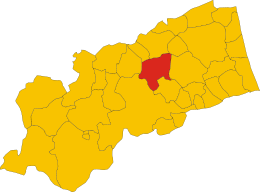 アスコリ・ピチェーノ県におけるコムーネの領域