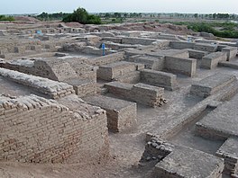 Die ruïnes van Mohenjo-Daro in Pakistan, in 2010.