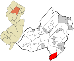 Location in Morris County and the state of New Jersey.