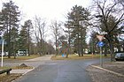 Heinrich-Mann-Platz Blick nach Nordwest über den Platz hinweg