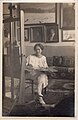 Croatian painter Nasta Rojc in her studio, photograph by her partner Alexandrina Onslow, circa 1925.