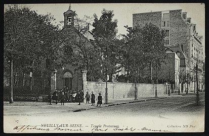 Le temple en 1900.