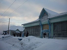 Здание вокзала на станции Няндома. 2003 год