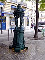 Paris XV, rue Alain Chartier, Fontaine Wallace