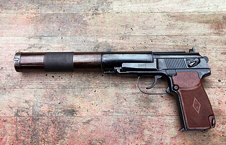 Пистолет Бесшумный ПБ — штатное оружие командира разведывательного взвода (группы) в Советской армии