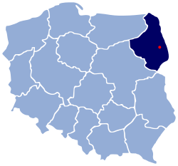 Розташування міста Супрасль