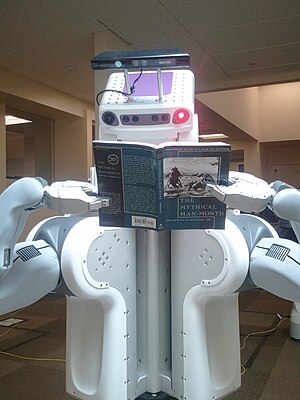 English: PR2 Robot at Willow Garage in Menlo P...