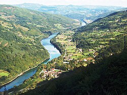 A view to the village from the Tara mountain