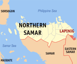 Lapinig na Samar do Norte Coordenadas : 12°18'54"N, 125°18'7"E