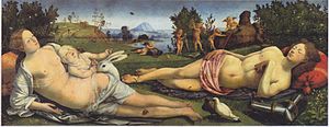 Venus, Mars und Amor (Piero di Cosimo)