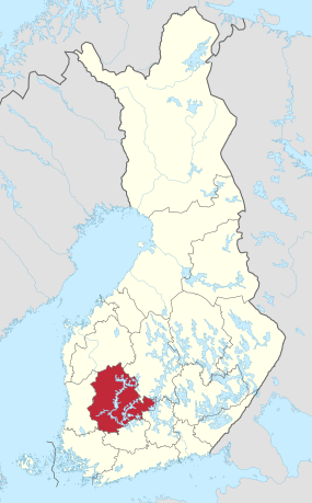 Localisation de Tammerforsie en Finlande