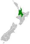 Waikato, the homeland of the Maori kings Position of Waikato Region.png