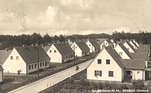 Häuser in Fluchtlinie (Schwarzheide)