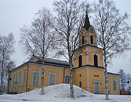 Råneå kyrka i april 2009