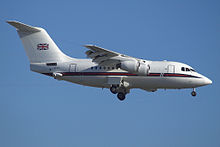 BAe 146 CC2 in 2008. RAF BAe 146 ZE700.jpg