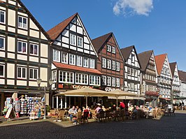 Rinteln, straatzicht Marktplatz