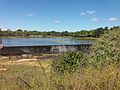 Rio do Pejuaba, local de turísmo na margem da BR-222.