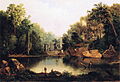 Robert Duncanson: Blue Hole, Little Miami River 1851