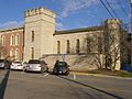 Jail with square & round towers