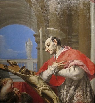 Giambattista Tiepolo, Saint Charles Borromée (1767-1769), Cincinnati Art Museum.
