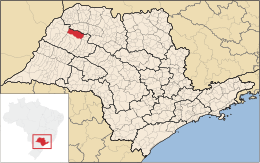 Santo Antônio do Aracanguá – Mappa