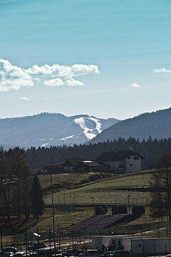 View of "Gače" from Novo Mesto