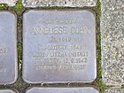 der Stolperstein für Anneliese Cohn