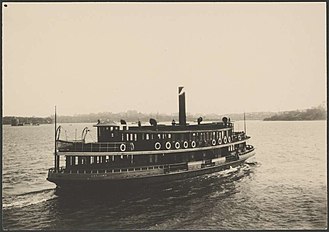 Near Cremorne Point with her 1920s livery, ca. 1930